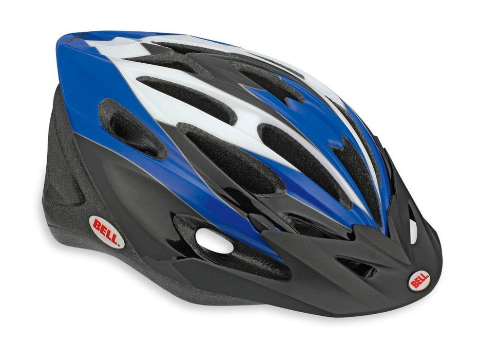 BELL VENTURE "IN-MOLD" CYCLE BIKE HELMET 54 - 61cm BLUE WHITE BLACK 50% OFF