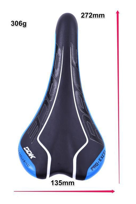 DDK ULTRA-LIGHT PRO-EXCEL MOUNTAIN BIKE - RACING BIKE SLIMLINE SADDLE BLUE BLACK