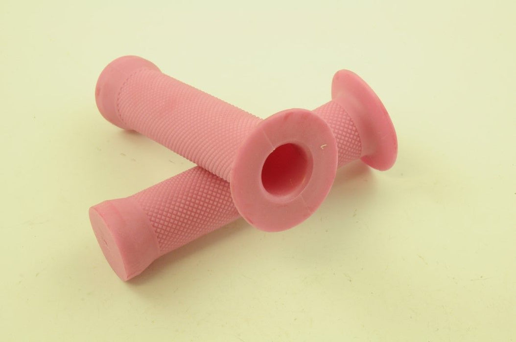 SKYWAY TUFF BMX BIKE PINK MUSHROOM TYPE FLANGE HANDLEBAR GRIPS 22.2mm NEW