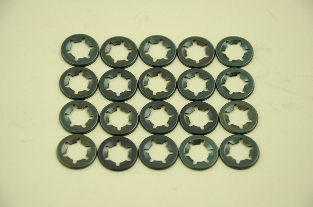 20 x 5-16" STAR LOCK AXLE CAPS FOR BIKES, TRIKES, WHEELED TOYS, PRAMS, GO KARTS,