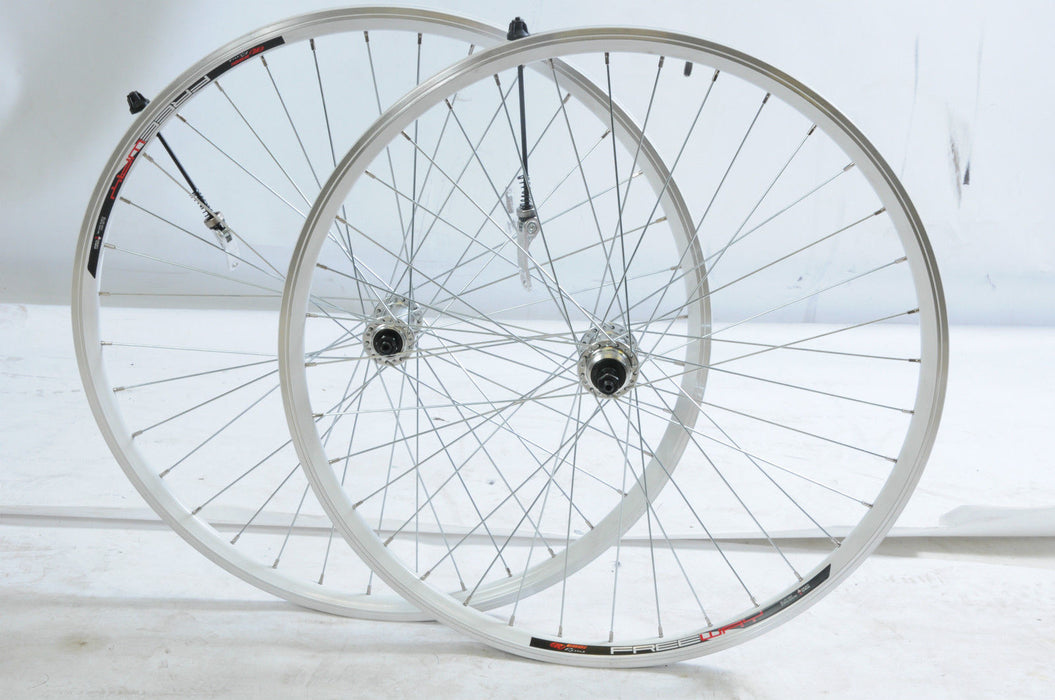 26" 559 - 19 WHEELS 5, 6 7 SPEED DOUBLE WALL RIMS QUICK RELEASE HUBS 130mm O.L.D - Bankrupt Bike Parts