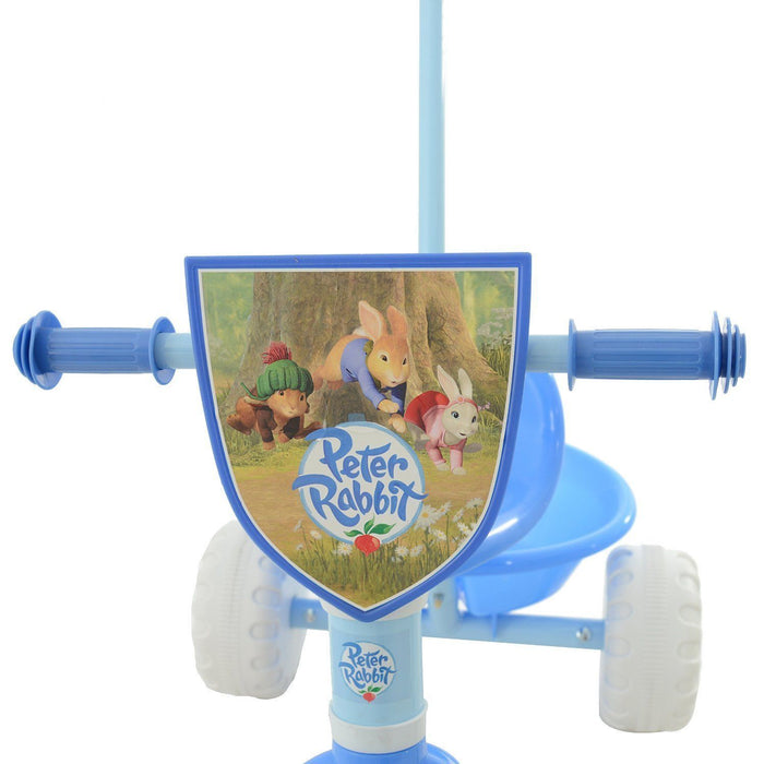 KIDDIE TRICYCLE PETER RABBIT MY FIRST TRIKE AGE 2+ KIDS TRIKE+PARENT HANDLE BIKE