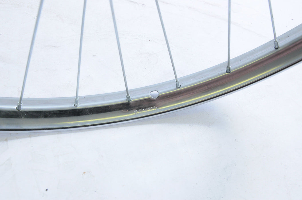 26 x 1 1-2" REAR WHEEL VINTAGE ROADSTER BIKE WESTWOOD CHROME RIM ROD BRAKE NEW