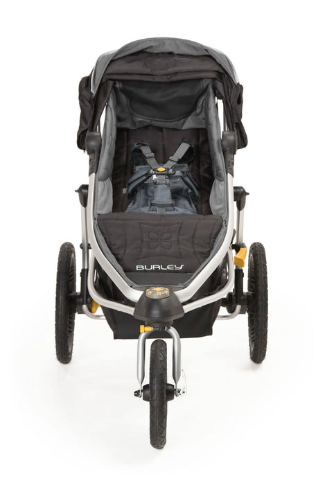 BURLEY SOLSTICE STROLLER JOGGER, BUGGY, PUSHCHAIR BLACK + SUSPENSION RRP £399.99