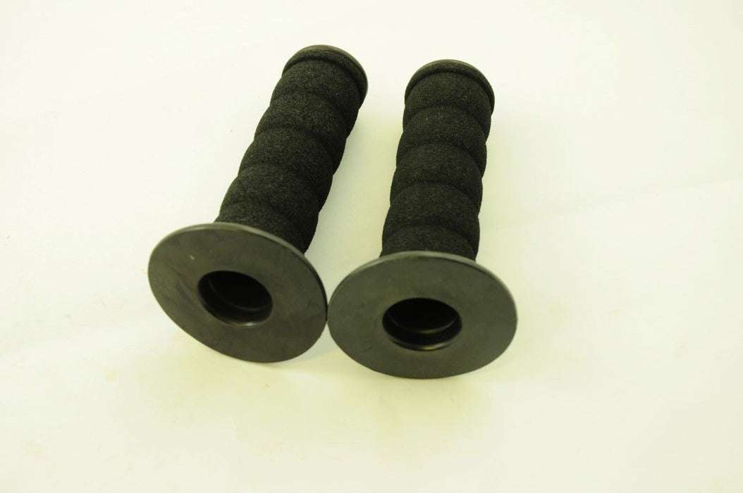 Old School BMX Raleigh Burner Wavy Donut Grips Genuine 80’s Nos Black