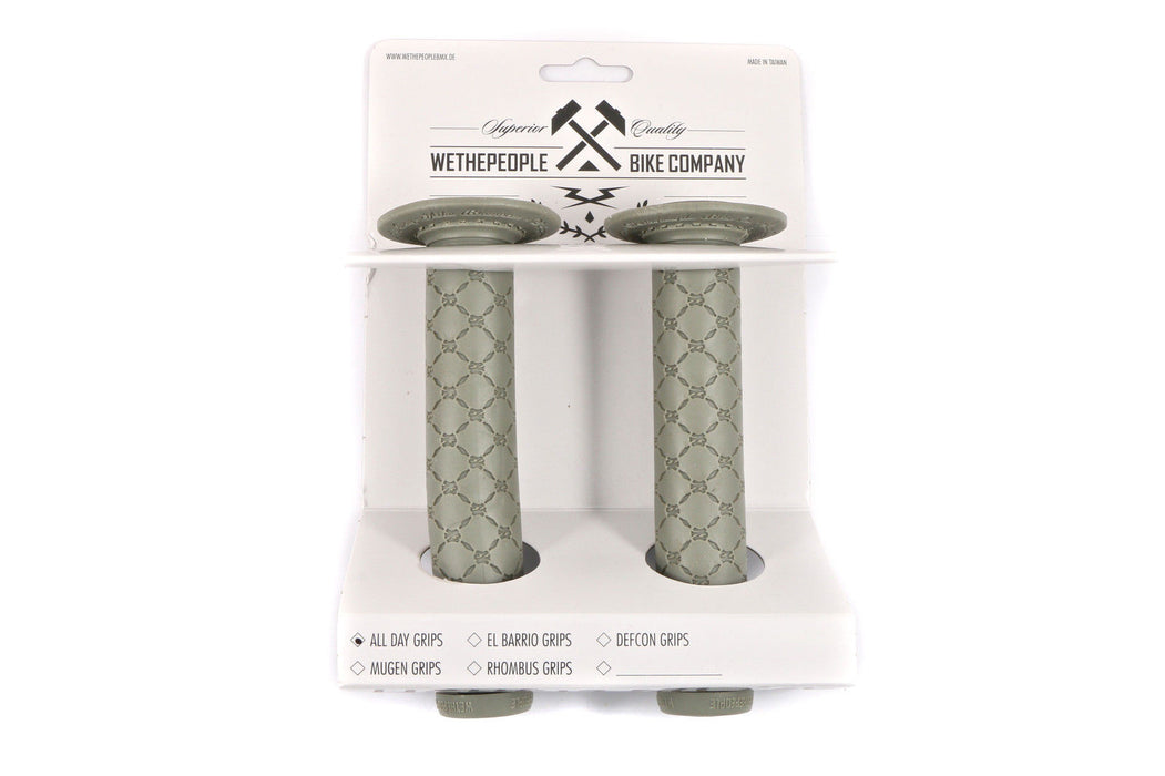 60% OFF WETHEPEOPLE “ALL DAY” BMX MIKE BRENNAN WTP HANDLEBAR GRIPS GREY COL