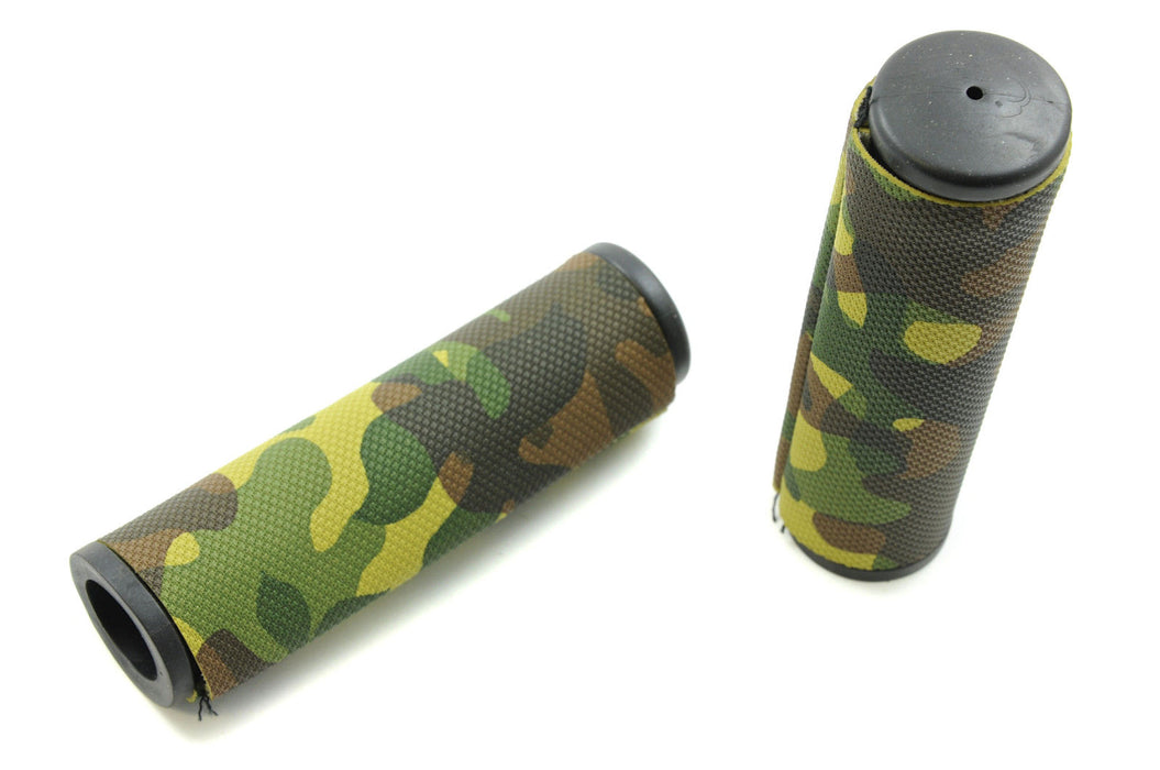 ARMY CAMOUFLAGE BIKE HANDLEBAR GRIPS SUIT ADULT &KIDDIES BIKES INCL BMX, MTB ETC