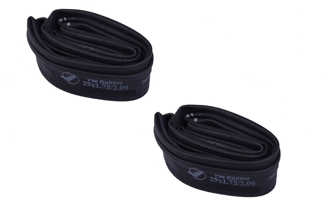 PAIR VEE RUBBER 29" x 1.75"-2.00" PRESTA- HP- FRENCH 38mm VALVE BIKE INNER TUBES