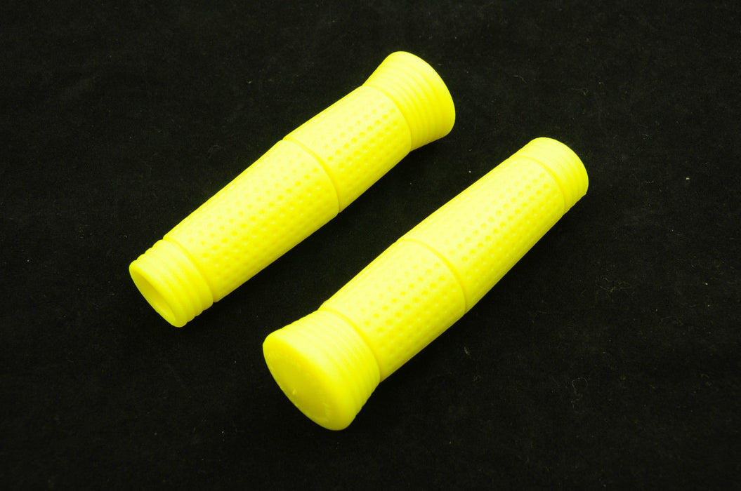 SMART NEON YELLOW PIMPLE BIKE CRUISER MTB CRUISER HANDLEBAR GRIPS LOW PRICE