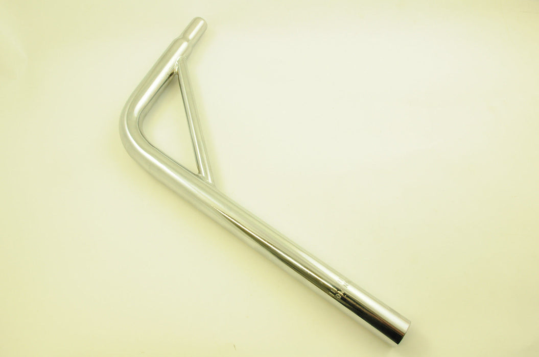 27.2mm Chrome Braced BMX Layback Seat Post Pillar 400mm Rare Hi-Tensile Steel