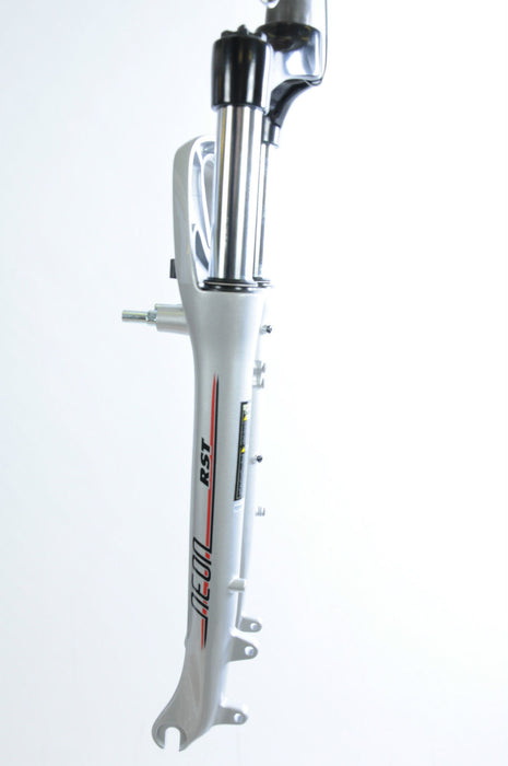 RST NEON T SILVER  700c 28" PRE-LOAD SUSPENSION FORK 1 1-8” V OR DISC BRAKE BARG