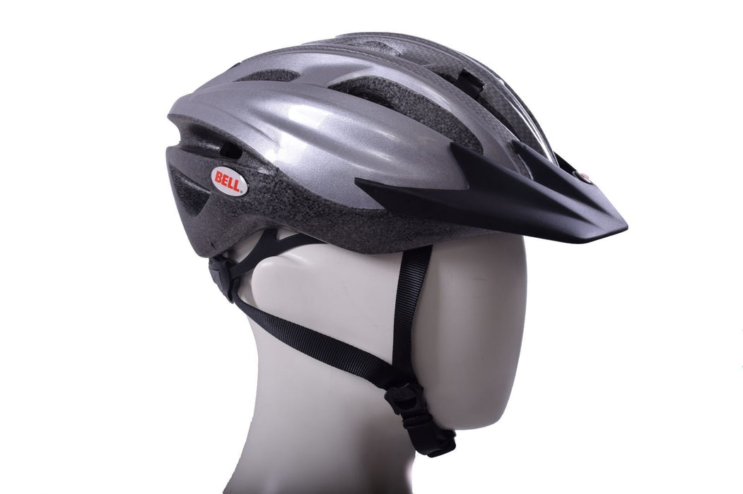 BELL UKON FS SPORT BIKE HELMET SNAP ON VISOR SILVER 54-61cm BARGAIN PRESENT