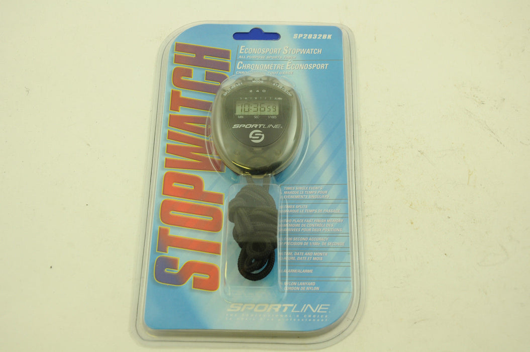 SPORTLINE ECONOSPORT 240 SERIES STOPWATCH + TIME + ALARM + AT VERY LOW PRICE