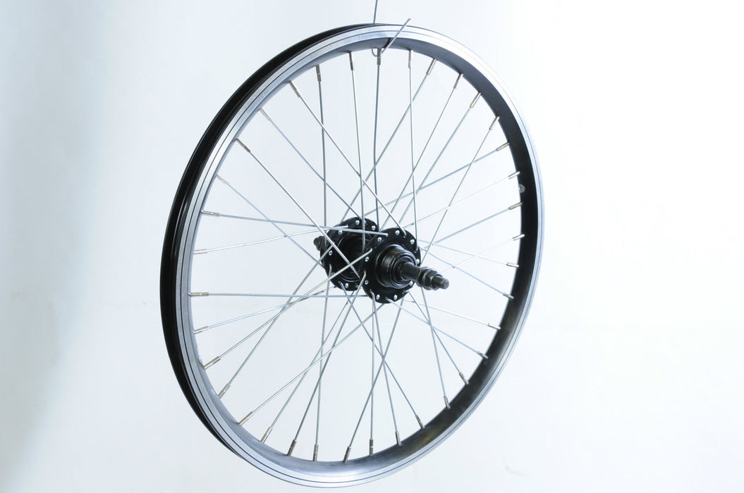 20 x 1.75 DISC BRAKE REAR WHEEL DUAL WALL RIM MULTISPEED KIDS BIKE FOLDER CYCLE