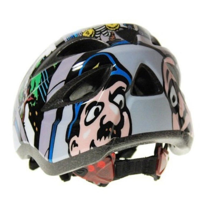 GIRO SPREE TODDLER COPS ROBBERS CHILD QUALITY HELMET TWO LED LIGHTS 46-50cm