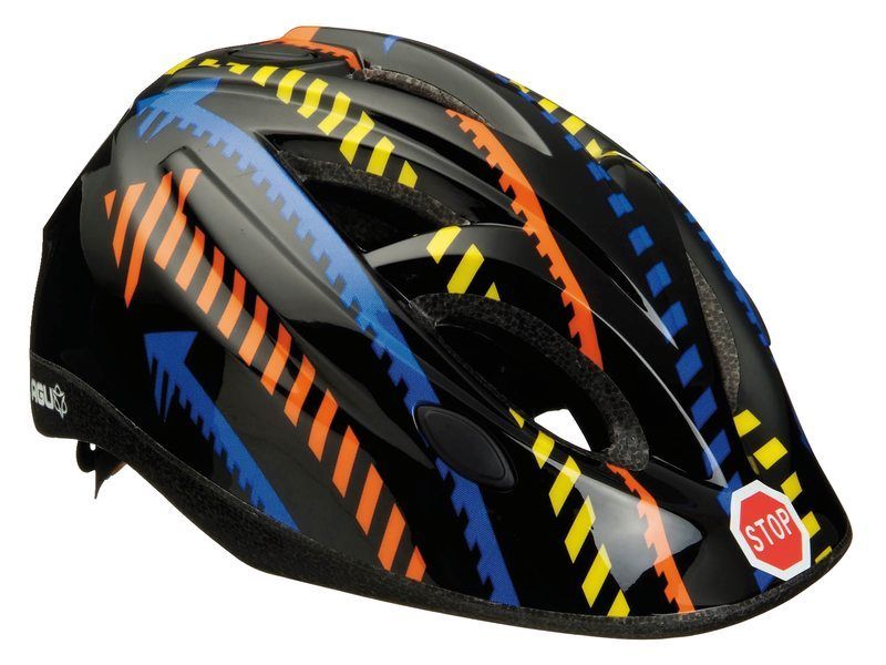 AGU LITTLE BOYS BLUE HELMET TRAFFIC KIDS CHILDREN'S BIKE HELMET (52 - 56 cm) BLK