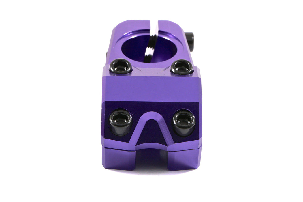 SALTPLUS DELTA TOPLOADER BMX HANDLEBAR STEM PURPLE 50mm REACH 28.6mm