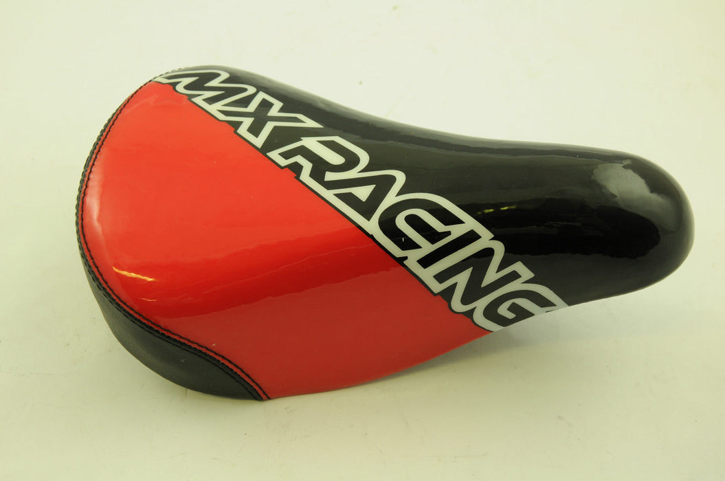 RALEIGH "MX RACING” KIDDIES 12” BIKE SADDLE, SEAT NO BRACKET RED-BLK WBZP127 NEW