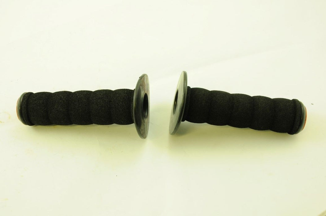 Old School BMX Raleigh Burner Wavy Donut Grips Genuine 80’s Nos Black