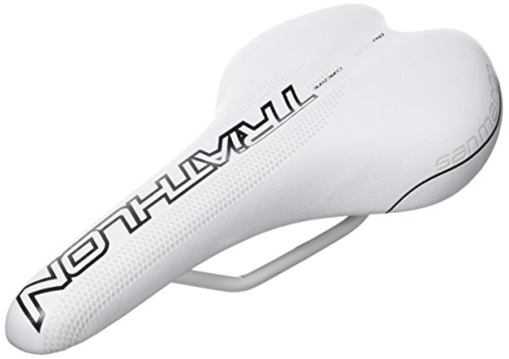 Selle San Marco Era Dynamic Triathlon Saddle – Mag Rails - White