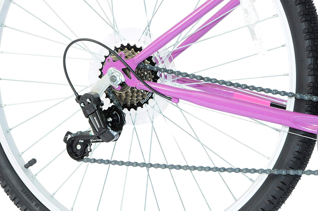 Ammaco Violet 26" Wheel Purple 16" Frame Women's Mountain Bike