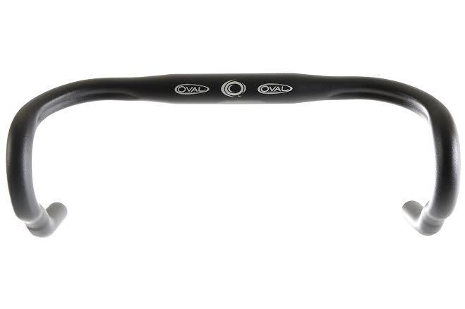 OVAL CONCEPTS R100 ANATOMICAL ROAD BIKE-FIXIE HANDLEBAR LIGHT 6061 ALLOY BLACK