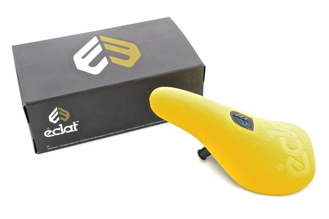 ECLAT GONZO PIVOTAL SEAT LIGHTWEIGHT SADDLE FAT PADDED YELLOW