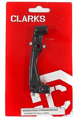 CLARKS 185mm ROTOR DISC BRAKE POST MOUNT BRACKET INTERNATIONAL ADAPTOR 32008A