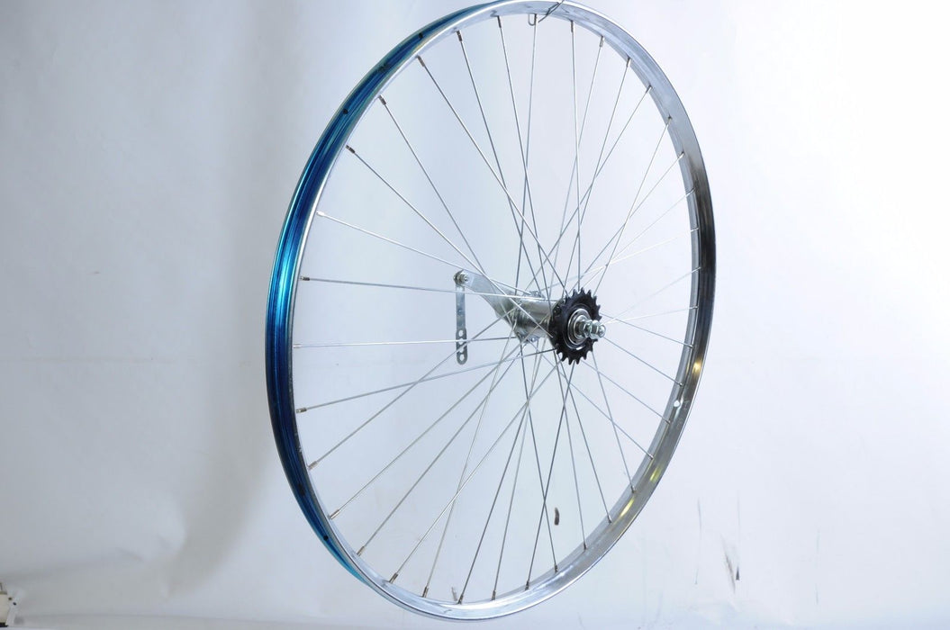 28 x 1 1-2" COASTER BRAKE REAR WHEEL VINTAGE ROADSTER BIKE WESTWOOD CHROME RIM