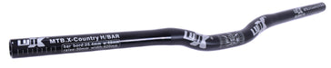 LYNX MTB X-COUNTRY HANDLEBARS AL-6061 T6 ALLOY RISER QUALITY 30mm RISE WET BLACK - Bankrupt Bike Parts