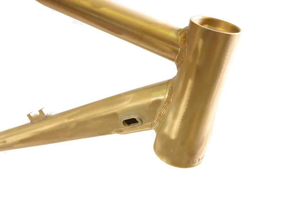 New E Bike Alloy Frame 700c (28”) Raw Finish 53cm Aluminium For Mid Motor Mount Bosch