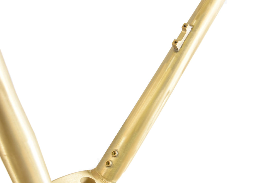 New E Bike Alloy Frame 700c (28”) Raw Finish 53cm Aluminium For Mid Motor Mount Bosch