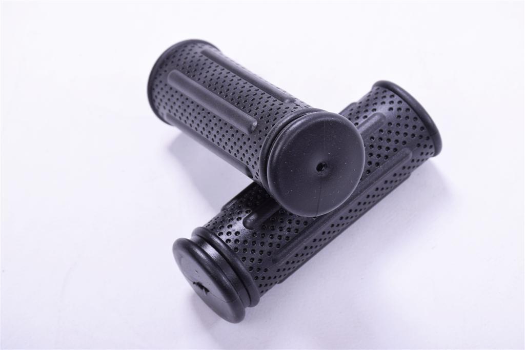 PAIR SHORTIE 90mm BIKE HANDLEBAR GRIPS HERRMANS MINI LITE PIMPLE BLACK