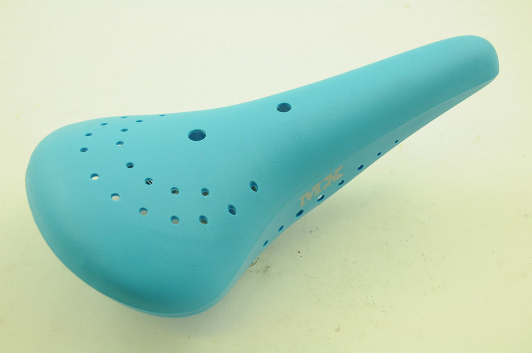 OLD SCHOOL BMX BURNER 80’s VISCOUNT TYPE MX SADDLE LIGHT MID BLUE SEAT