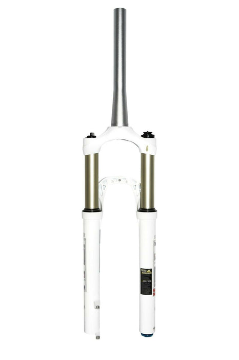 RST First 32 26" MTB Tapered Air Fork - 100mm Travel - Remote Lockout - White