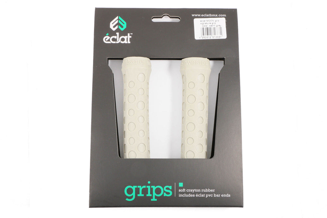 ECLAT MOON SHANE WESTON SIGNATURE GRIP GREY SOFT BMX HANDLEBAR GRIPS 50% OFF