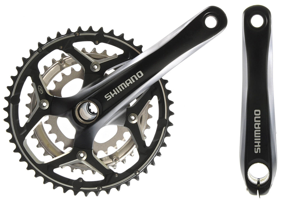 SHIMANO FC-543 MEGA 9 170mm TRIPLE 48-36-26 TEETH CHAINSET CRANK WITH BB AXLE