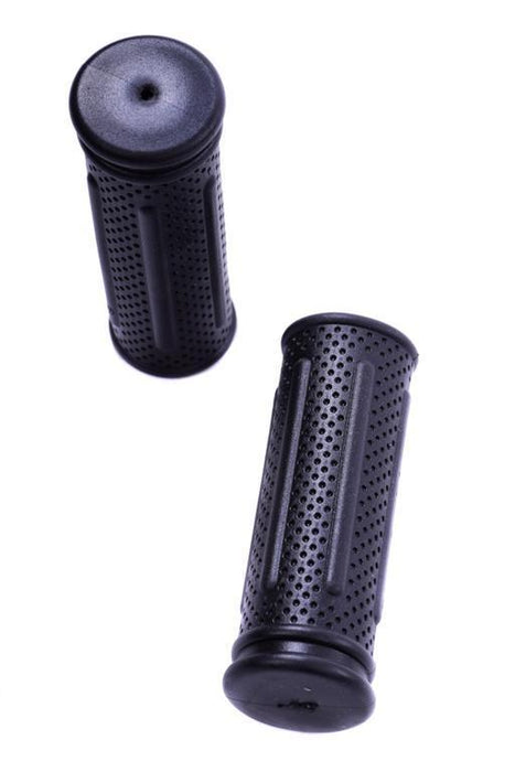 PAIR SHORTIE 90mm BIKE HANDLEBAR GRIPS HERRMANS MINI LITE PIMPLE BLACK