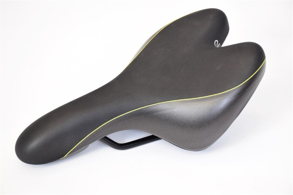 SELLE ROYAL BIKE SEAT-SADDLE FRECCIA BLACK & GREEN MAGNESE LIGHTWEIGHT COMFORT S