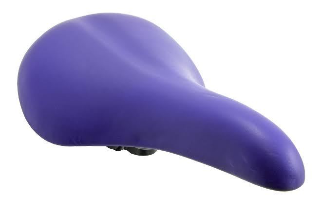 PURPLE LADIES BIKE SEAT IDEAL SADDLE MOST BIKES INCL MTB,HYBRID,COMFORT ETC