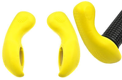 OUTLAND SHORT SKI TYPE BAR ENDS,KRATON RUBBER STUBBY BAR END YELLOW 69% OFF RRP - Bankrupt Bike Parts