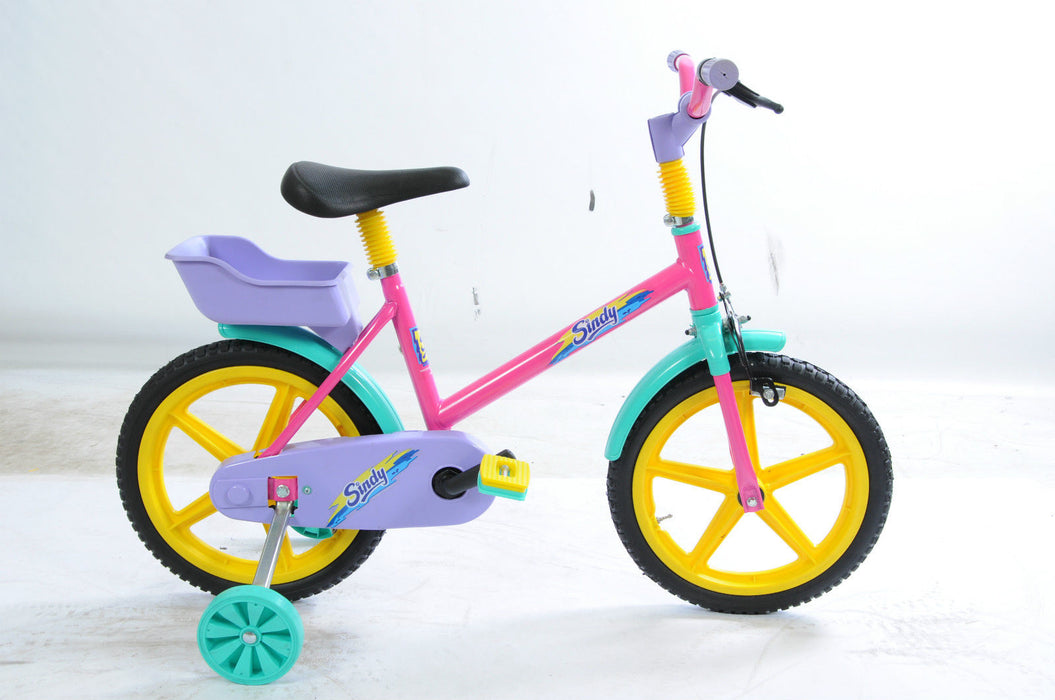 SINDY 14" WHEEL GIRLS BIKE,ITALIAN MADE 3-5 YRS CYCLE IDEAL PRESENT