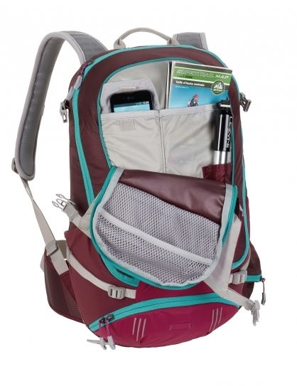 VAUDE MOAB 14 LITRE BACKPACK RUCKSACK CYCLE SHOULDER BAG CLARET RED 50% OFF RRP