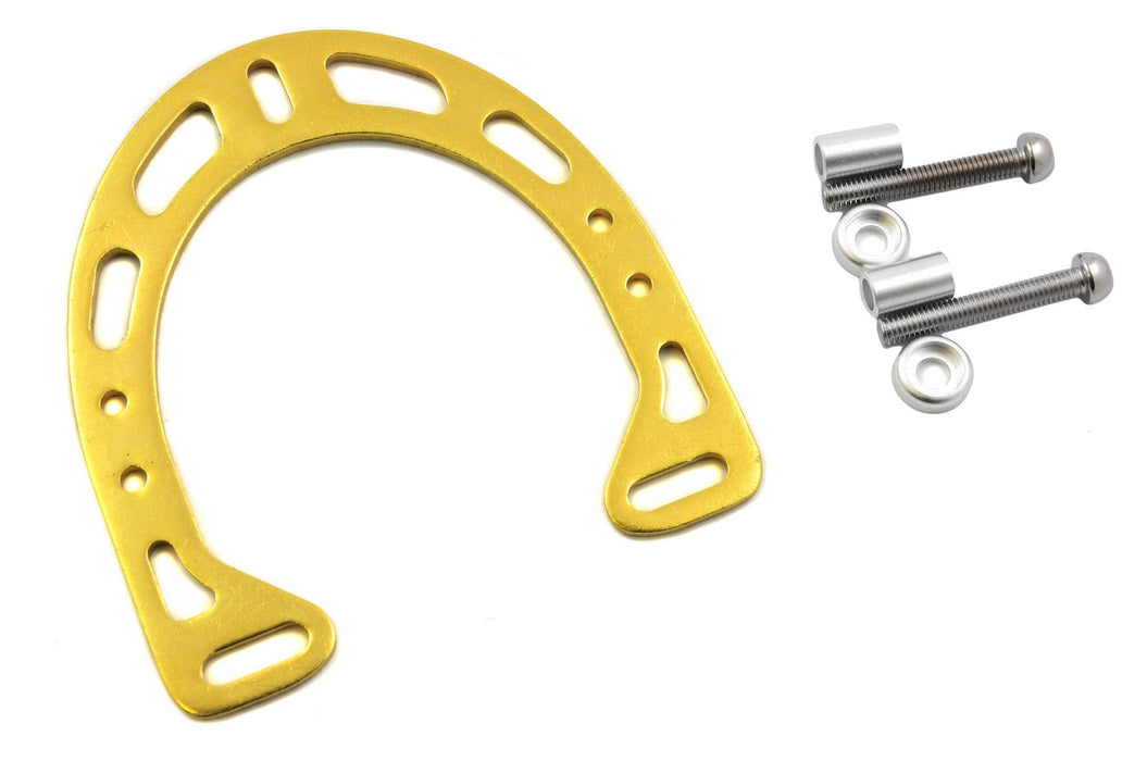 BRAKE BOOSTER PLATE GOLD ALLOY FOR MOUNTAIN BIKE , FREESTYLER, BMX DOWNHILL BIKE