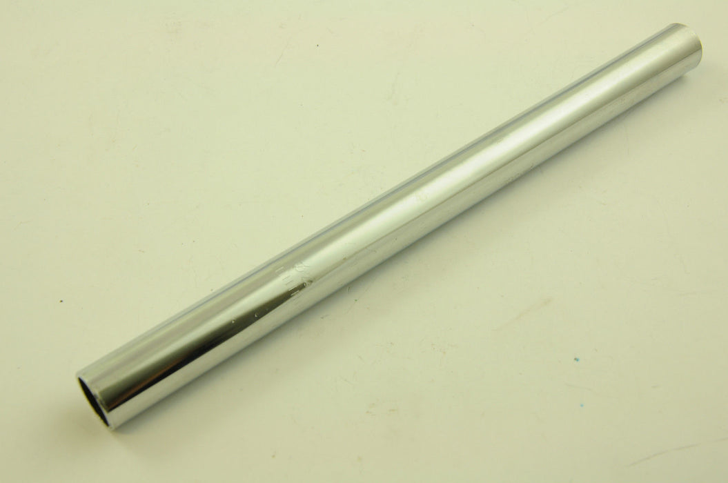 RARE BMX SEAT POST 22.mm x 295mm (11 1-2") CHROME STEEL SADDLE STEM BURNER MKII