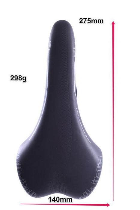 SELLE ITALIA SL LIGHTWEIGHT FIBREGLASS RACE SPORTS HANDMADE SADDLE BLK 50% OFF