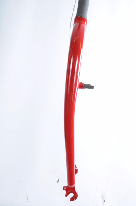 FORKS ATB 26” MOUNTAIN BIKE RIGID 1” HI-TEN STEEL 22.2mm FORK 156mm STEERER RED