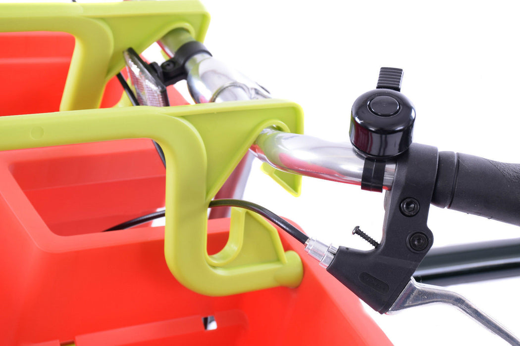 TRENDY APPLE BIKE SHOPPING BASKET EASY FITTING ON TO YOUR CYCLE HANDLEBAR SALE