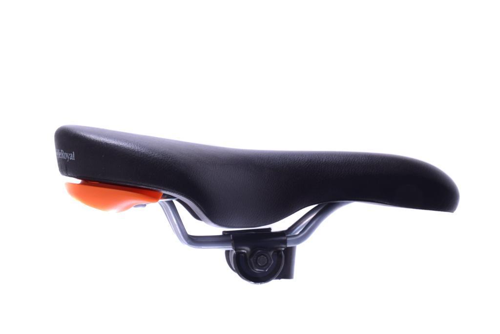 SELLE ROYAL MTB-ANY BIKE SADDLE NICE QUALITY BLACK SADDLE WITH ORANGE PROTECTION