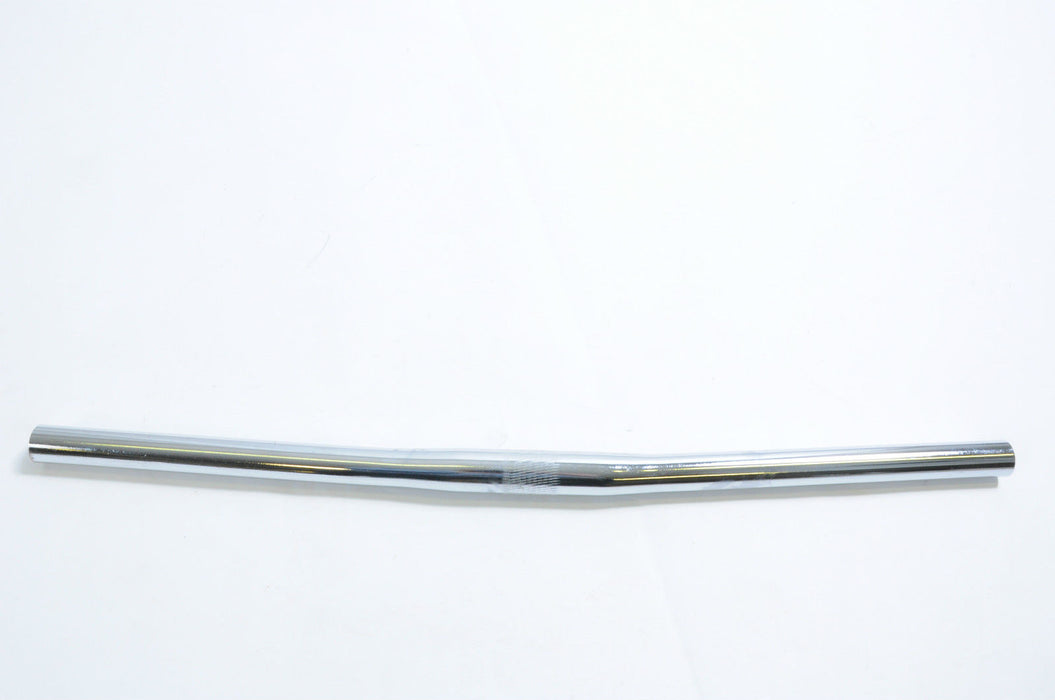 BIKE HANDLEBARS HIGH GLOSS CHROME STRAIGHT FLAT BAR ALL ROUNDER TYPE 560mm